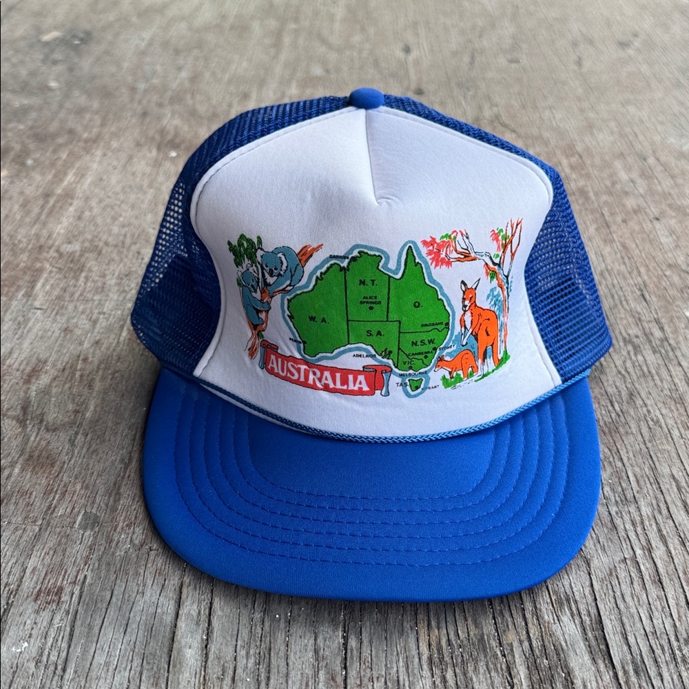 Vintage Australia Snapback / Mesh Trucker Style / 80s / 90s
